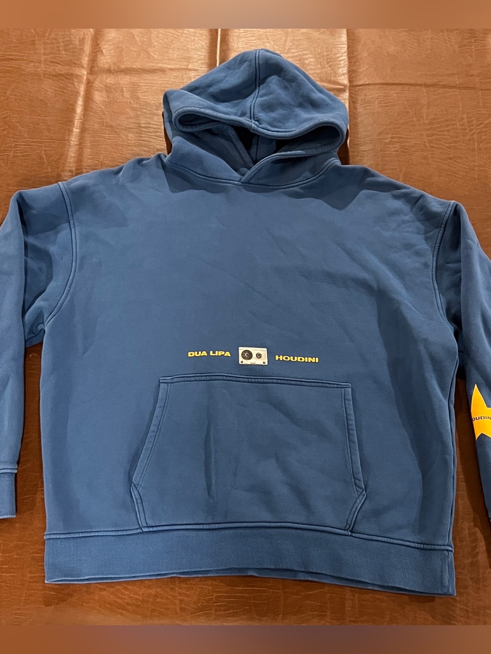 RARE Dua Lipa Houdini Hoodie Swearshirt - Dual Sided - Size Large